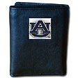 Auburn Tigers Leather Tri-fold Wallet
